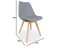 Pack de 4 sillas escandinavas - Somnia
