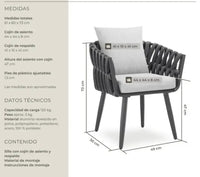 Silla de aluminio