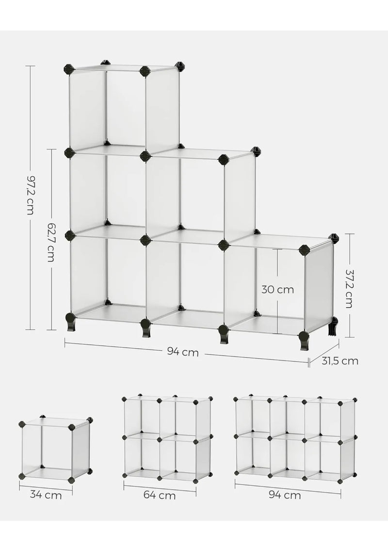 Estantería Modular de 6 Compartimentos SONGMICS