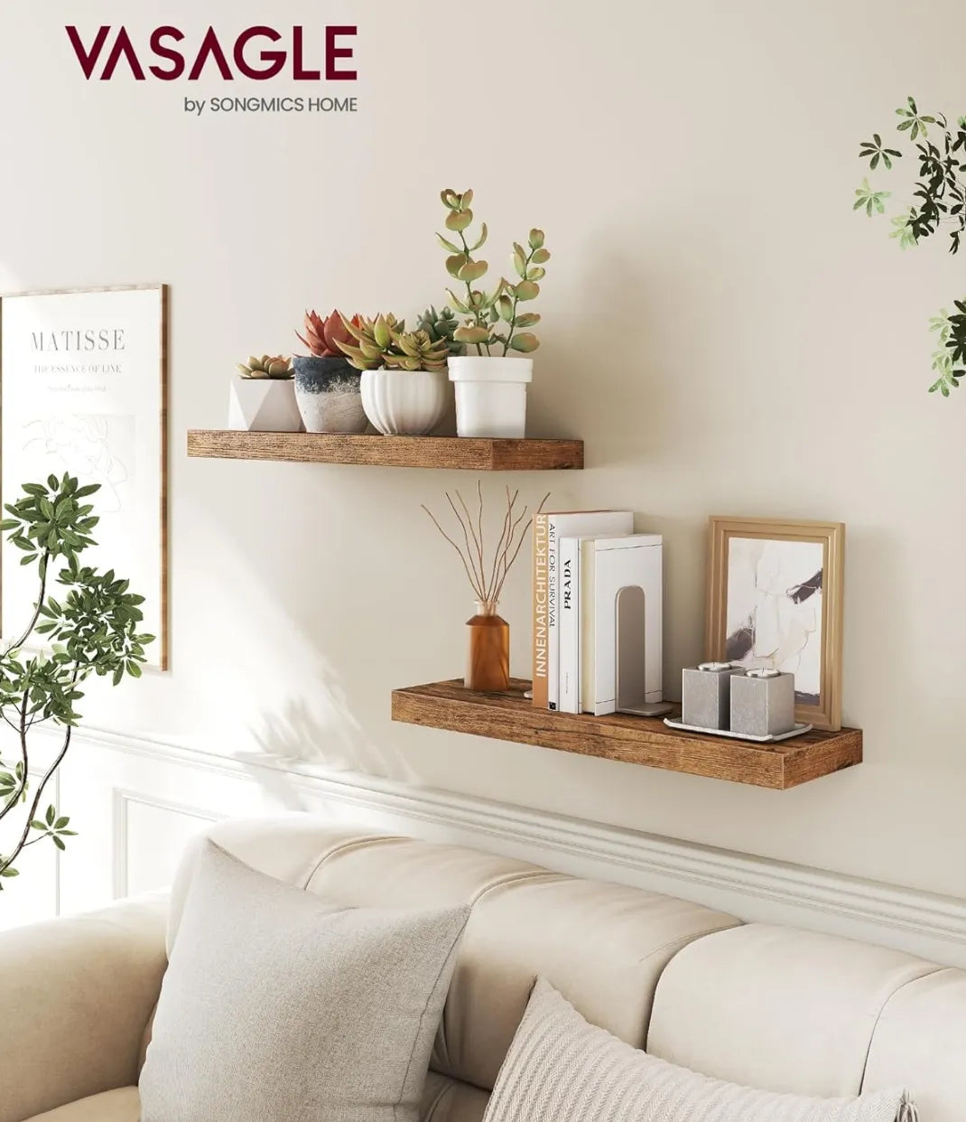 Estante de pared flotante - Vasagle