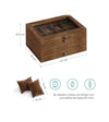Caja de Relojes con 8 Ranuras, Estuche de Relojes