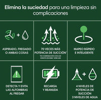 Aspirador y friegasuelos con mapeo - Irobot