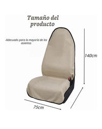 Funda de Asiento de Coche Caqui