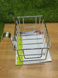 Cesta de cromo para la toalla seca tubo redondo