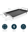 Plancha grande para cocinar sin aceite Princess