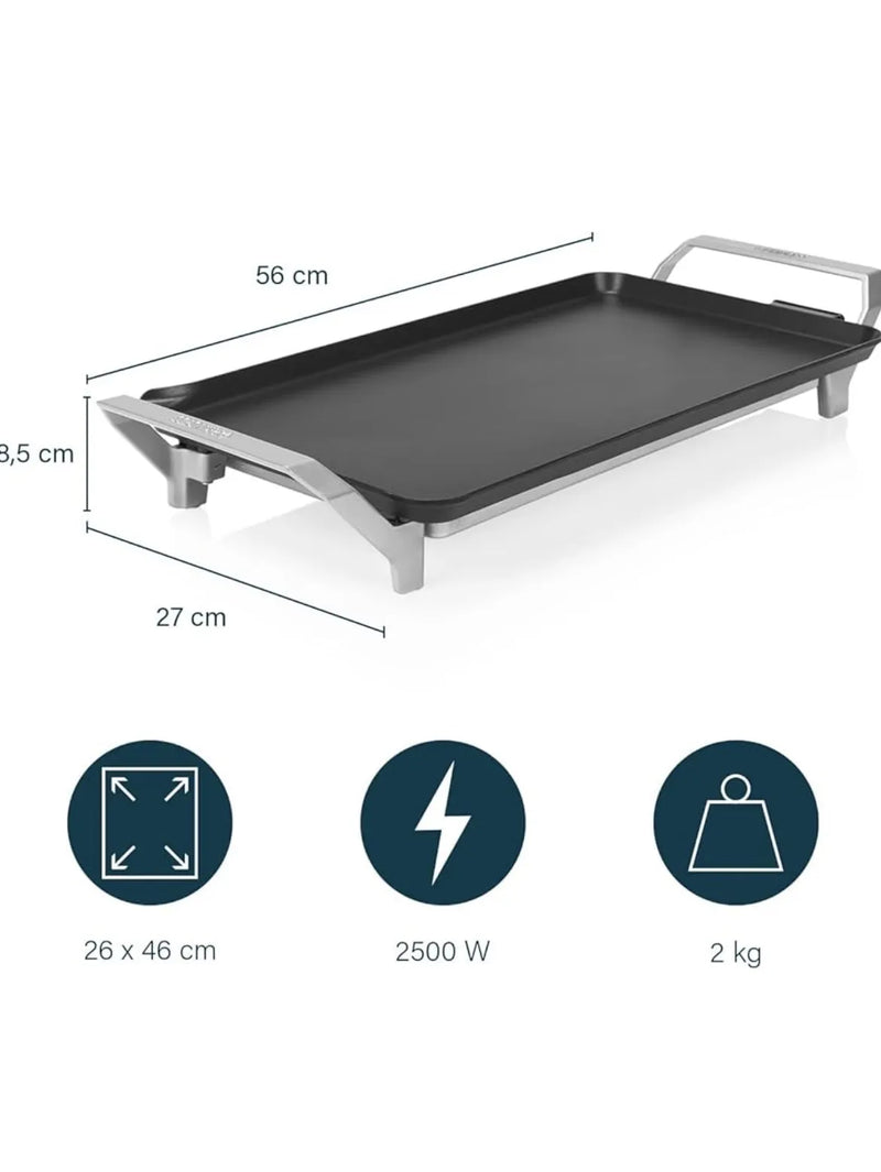 Plancha grande para cocinar sin aceite Princess