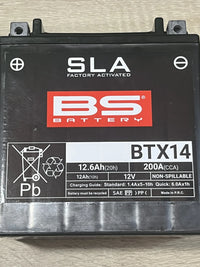 Batería de Moto BS btx14