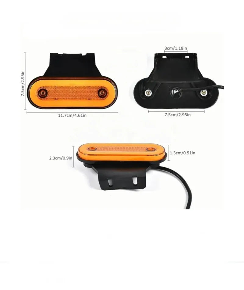 Luces LED de indicador lateral 12-24 V