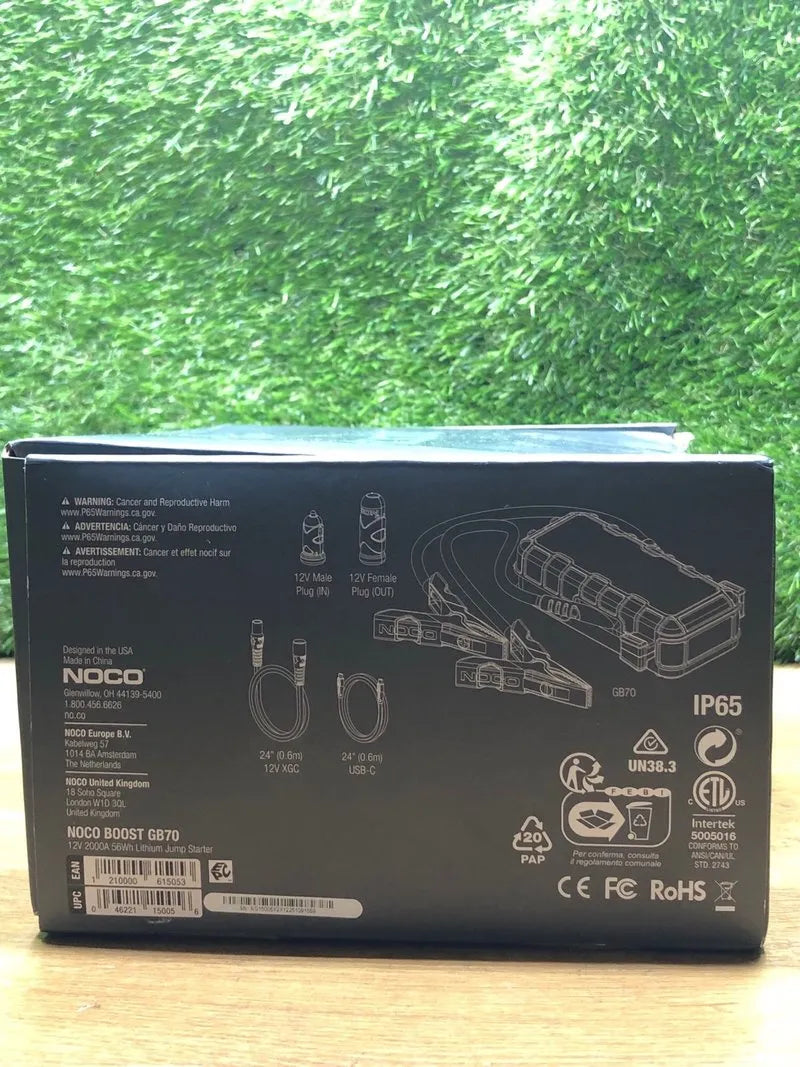 Arrancador de Batería de Litio de 2000A GB70 NOCO