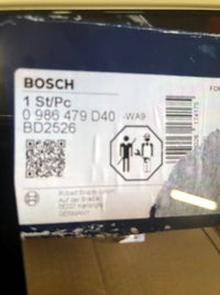 Discos de Freno Bosch BD2526 ECE-R9