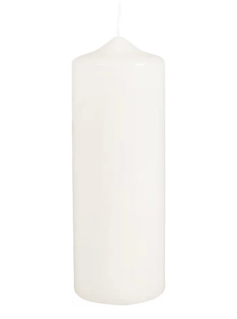 Vela Pilar color Crema