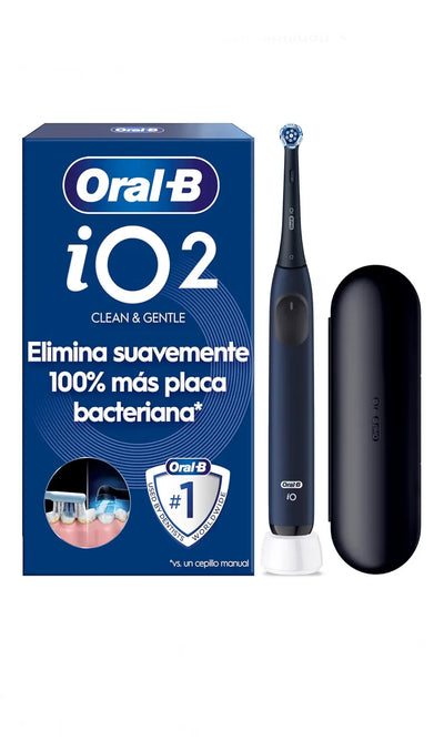 Cepillo de Dientes Eléctrico Azul Mar, 1 Cabezal, 1 Estuche De Viaje