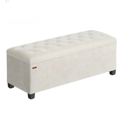 Puff Almacenaje, Baúl con Patas, 40 x 110 x 39 cm