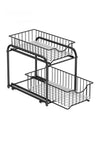 Organizador de cocina, estante extraíble de 2 niveles