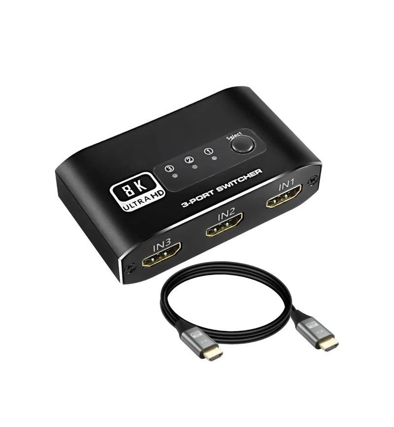 Conmutador HDMI 3 en 1 XMSJSIY