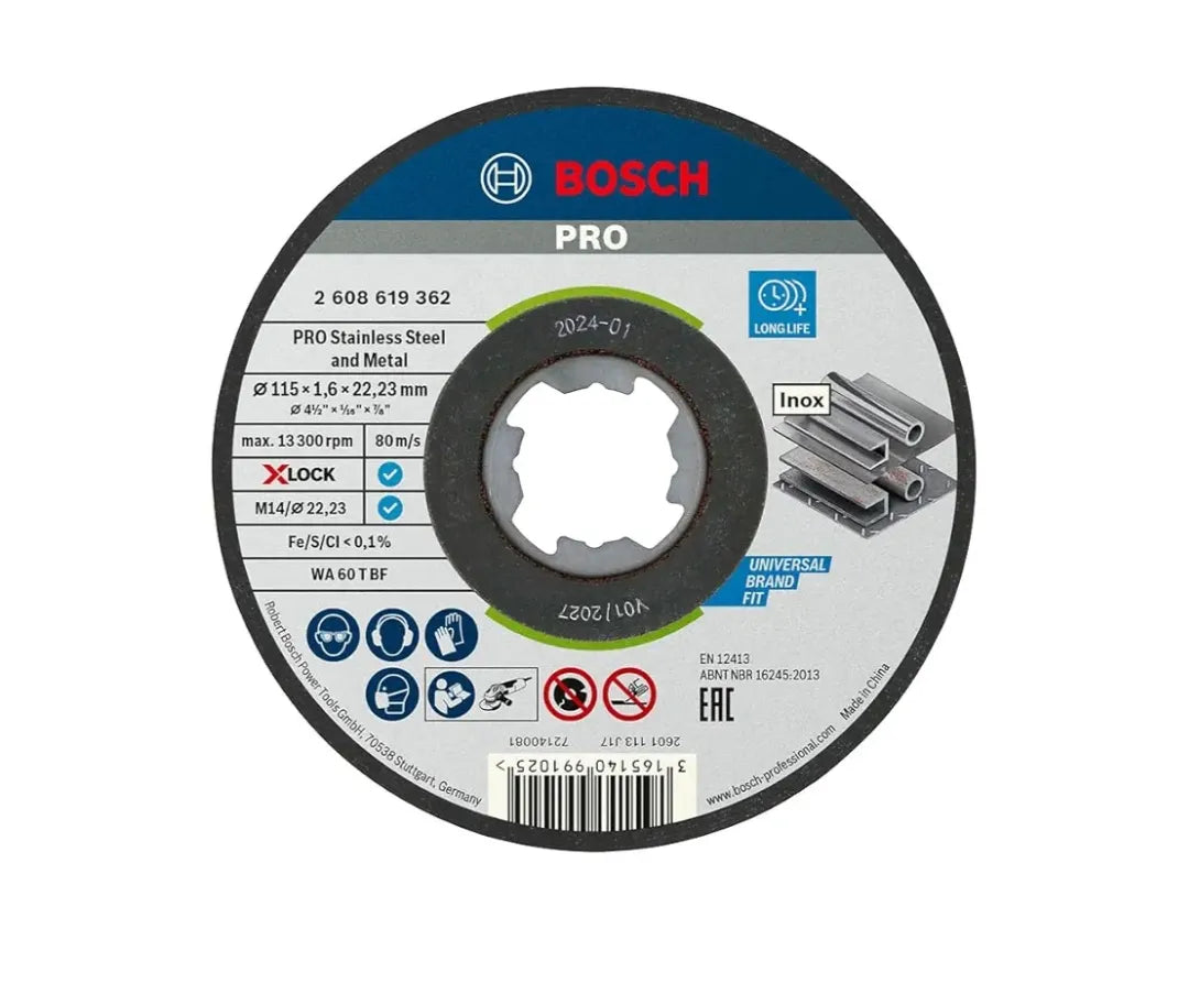 Disco de corte para acero inoxidable