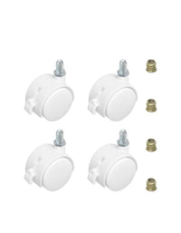 4 ruedas giratorias universales con frenos