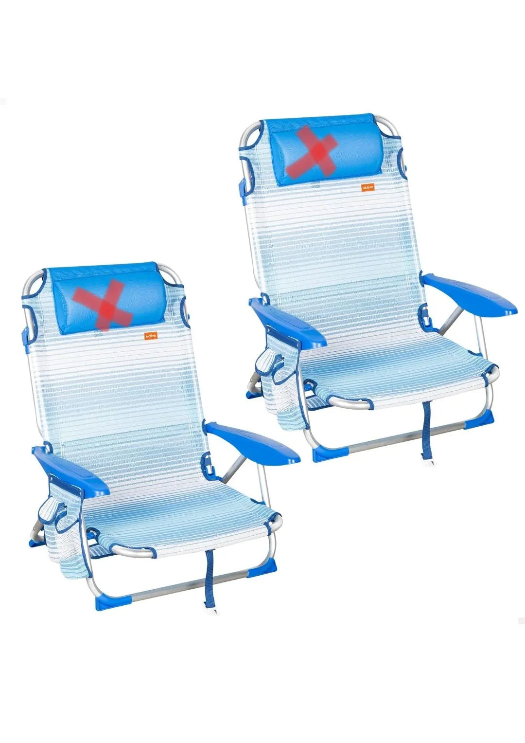 Pack 2 sillas Playa - Aktive