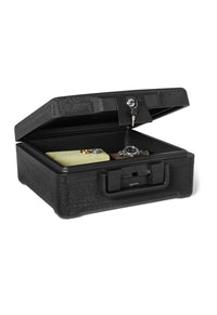 Caja fuerte para documentos Amazon Basics ignífuga y sumergible