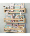 Juego de 3 estantes de madera NATURE SUPPLIES