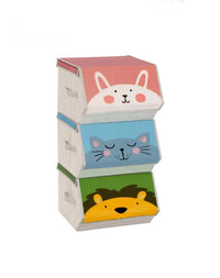 Caja Almacenaje Tela Infantil, Caja Organizadora Plegable