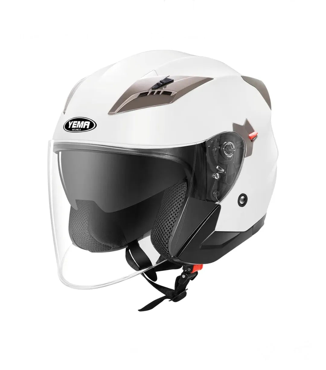 Casco Jet Blanco - YEMA