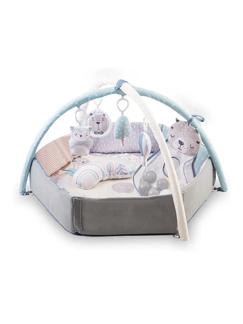 Arco de juego con colchoneta - MoMi PASTEL