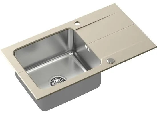 Fregadero para cocina beige - Quadron
