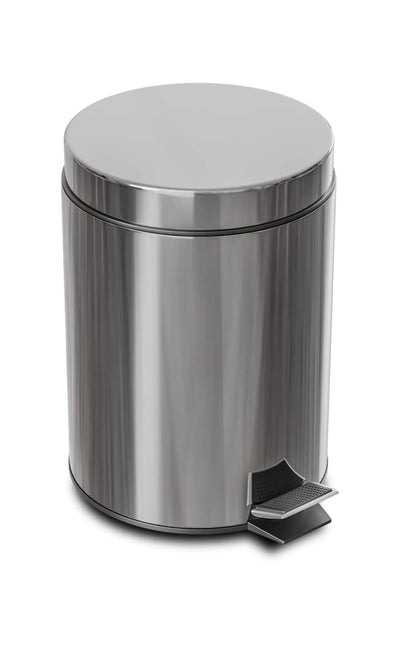 Cubo de Acero Inoxidable con Pedal 5L Amig