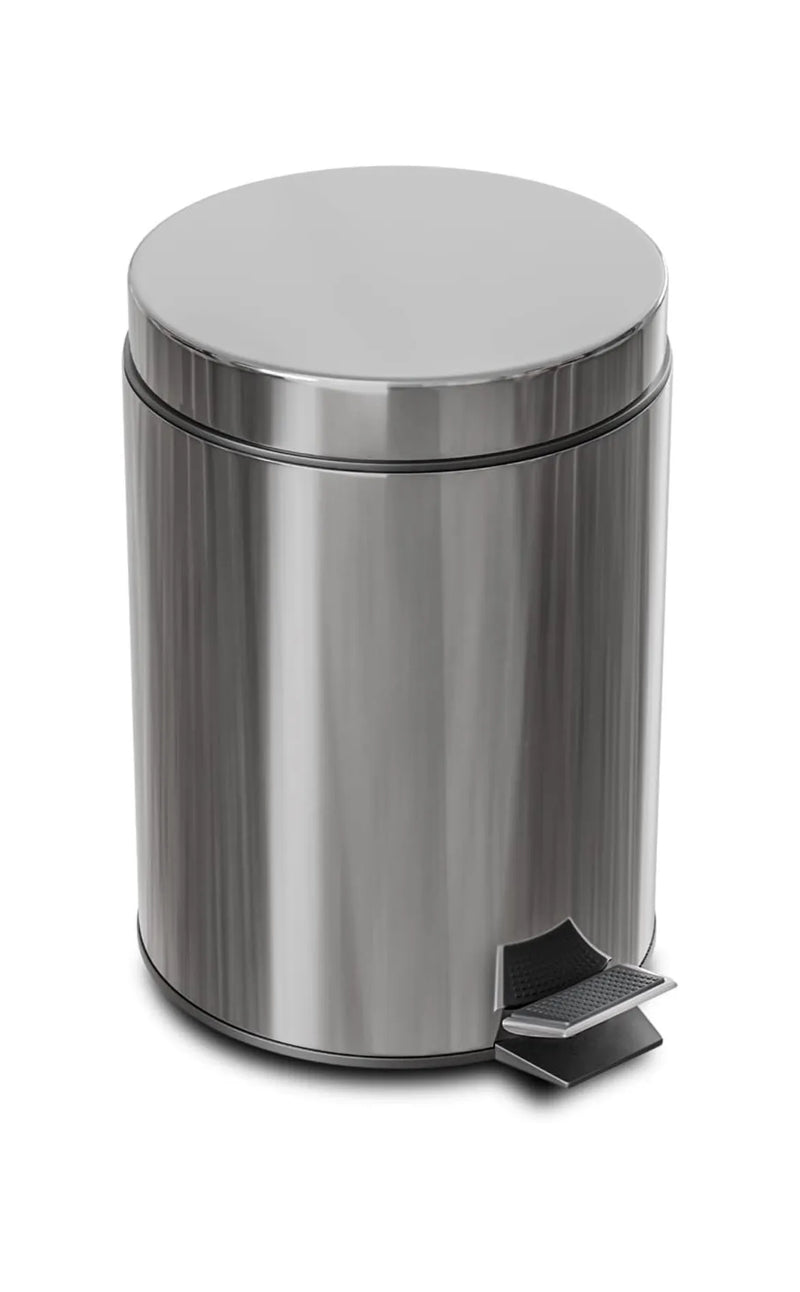 Cubo de Acero Inoxidable con Pedal 5L Amig