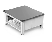 Base Elevadora Lavadora y Secadora Meliconi con Cesta Extraíble