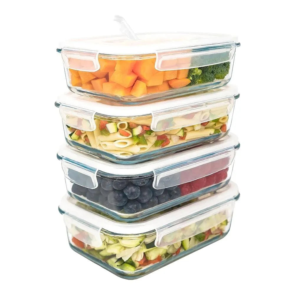 Pack de 4 fiambreras de cristal - LG luxury