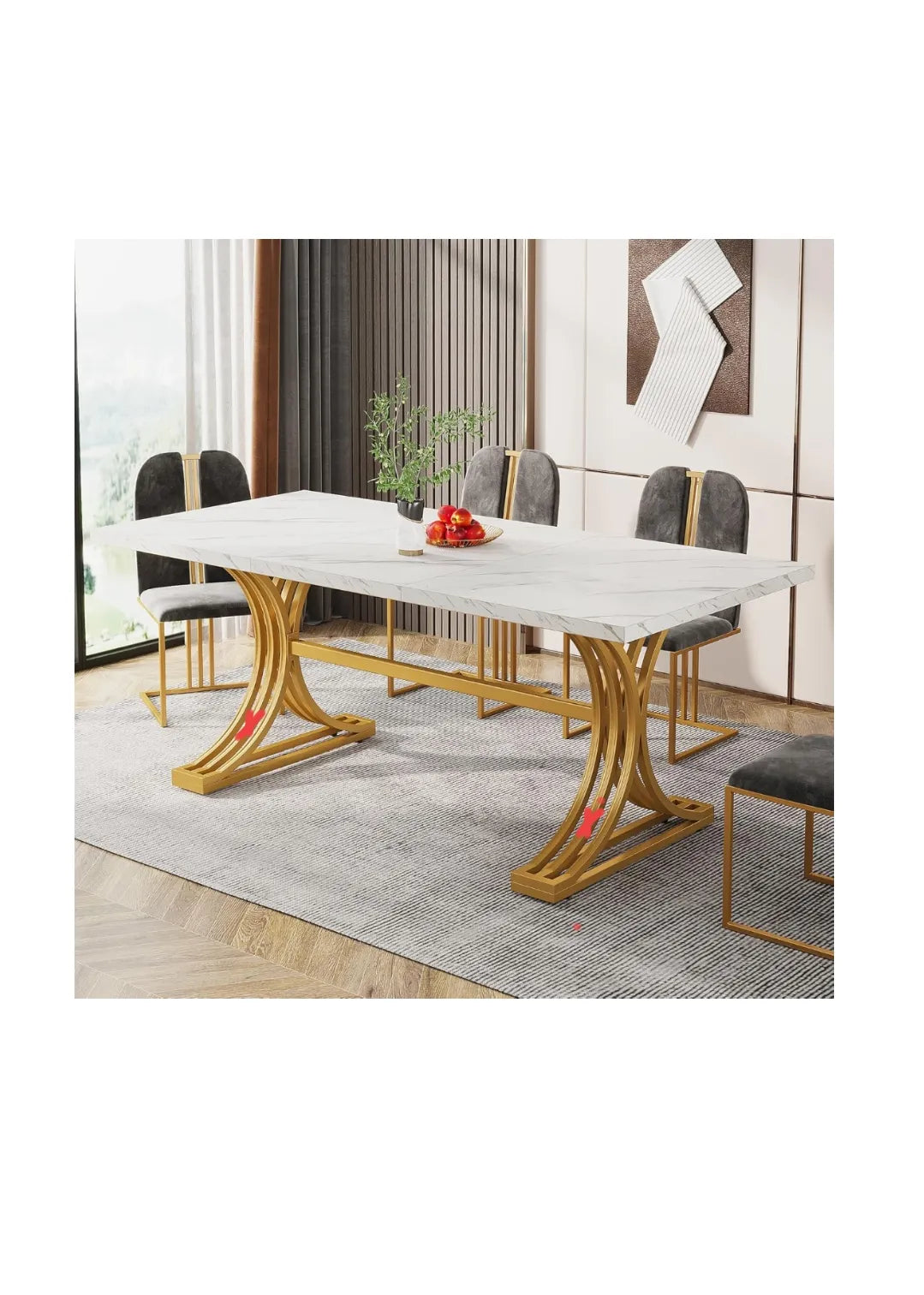Mesa de comedor para 4 a 6 personas