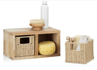 Estantería de pared madera RELAXDAYS