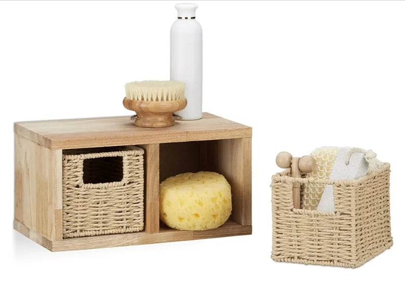 Estantería de pared madera RELAXDAYS