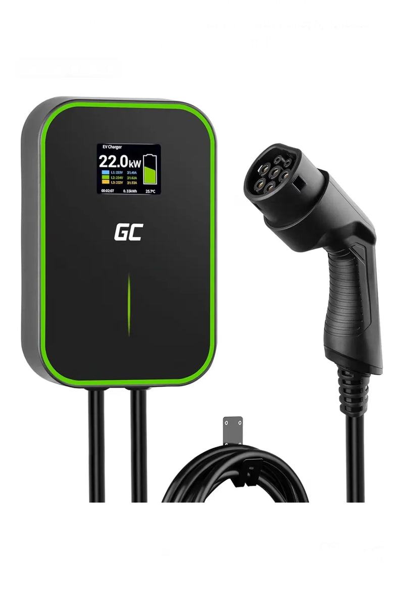 Cargador para Vehículos Eléctricos EV PHEV Cable 6m