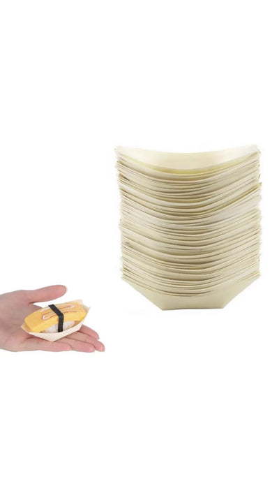 100 Cuencos Aperitivos de Madera
