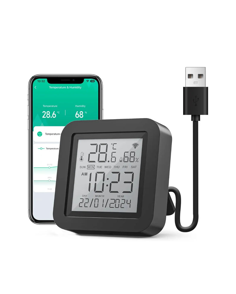 Termometro Higrometro WiFi GHome Smart