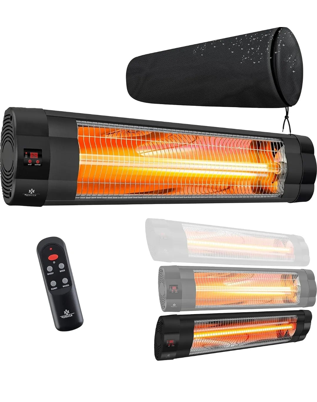 Radiador de infrarrojos de 2500W - Kesser