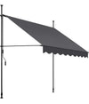 Toldo de terraza manual regulable - Tectake