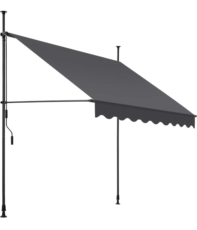 Toldo de terraza manual regulable - Tectake