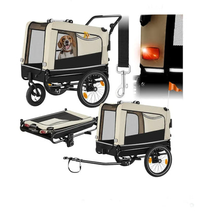 Remolque Bicicleta Perros Multifuncional