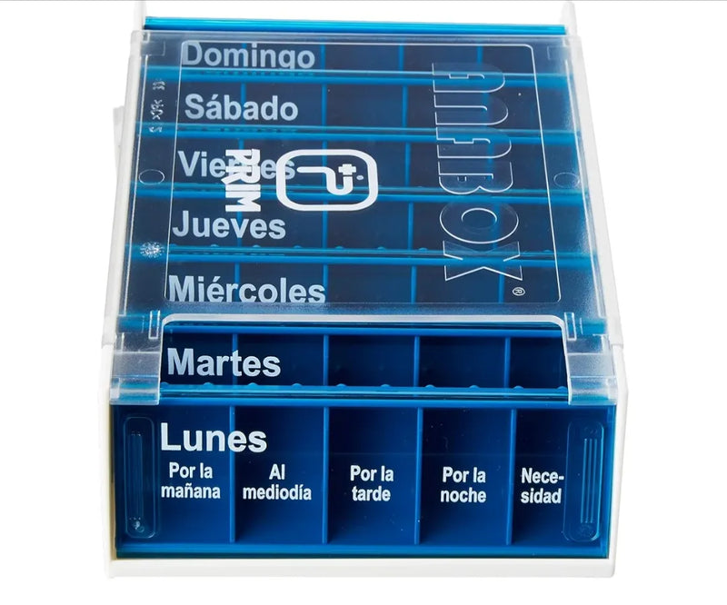 Dosificador plástico de comprimidos