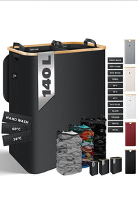 Cesto de ropa con tapa plegable Kesser