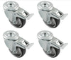 Pack de 4 ruedas con freno para muebles Amig