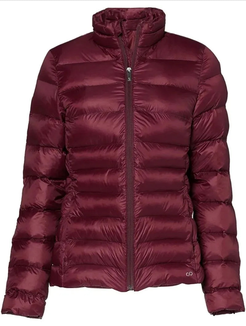 Chaqueta acolchada impermeable para mujer talla L