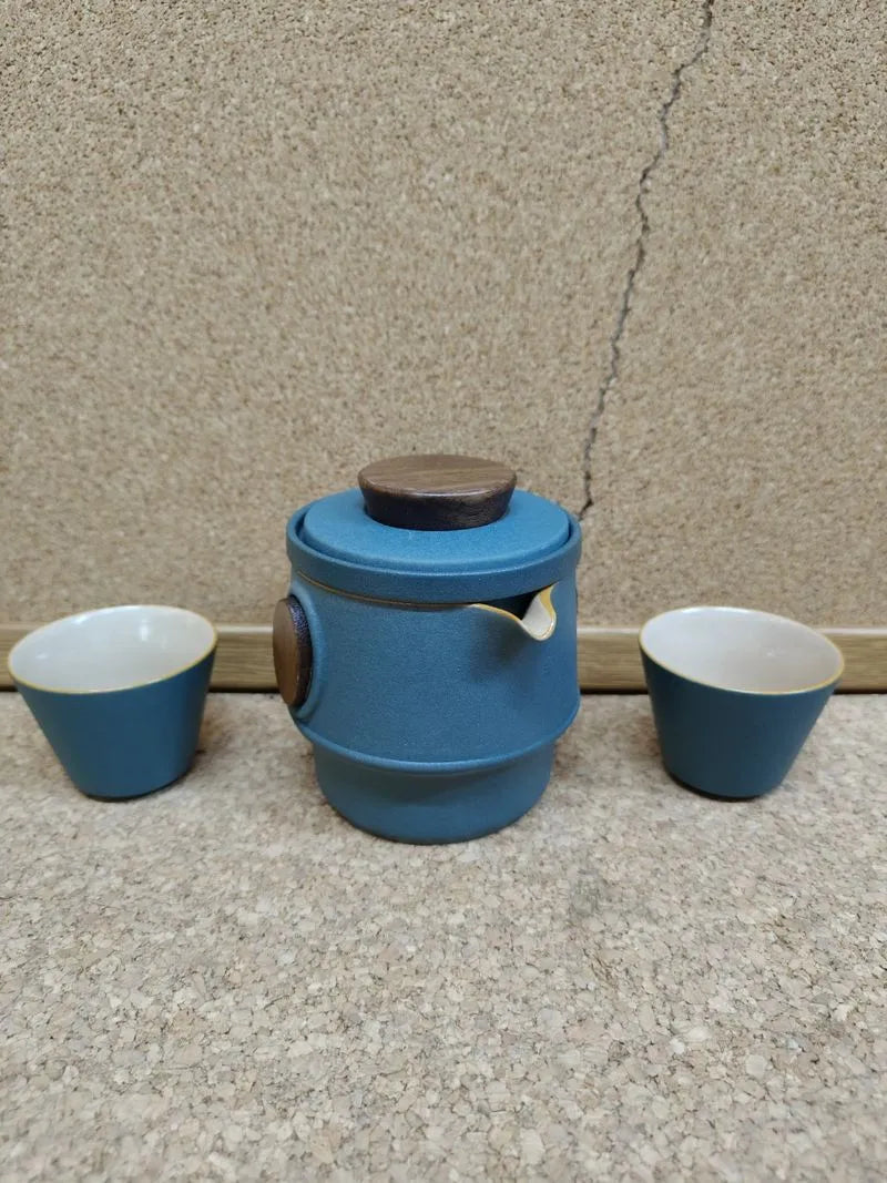 Juego de Té Portátil de Viaje con Estuche