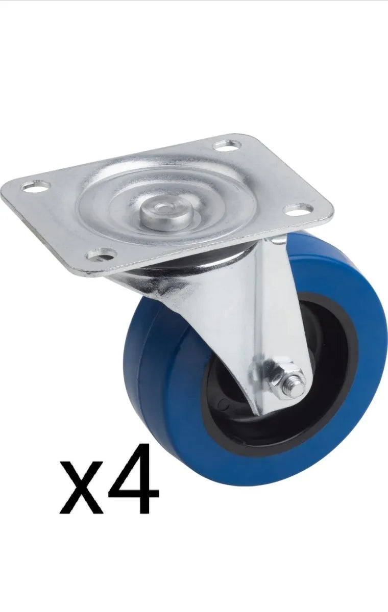 Pack 4 Rueda giratoria diámetro, 105 x 80 mm