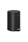 Cubo de Basura de Baño, 6 L, Cubo de Acero con Tapa de Cierre Suave