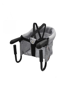 Asiento plegable con gancho para bebé, silla de mesa rápida
